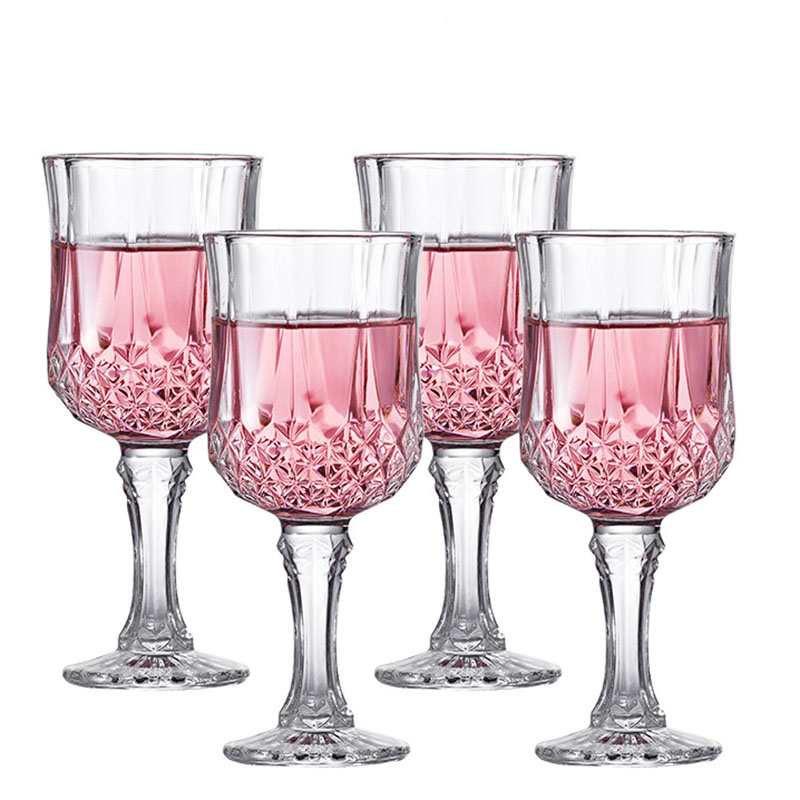 Crystal Wine Glass - 4 Stuks Set Champagne Cups Rode