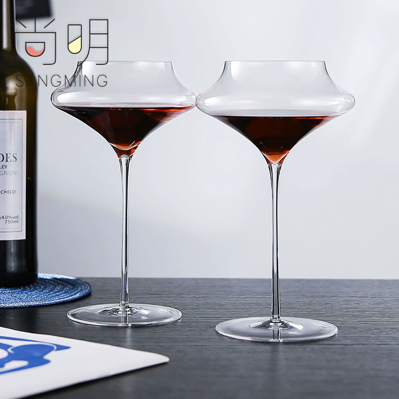 Crystal Wine Glass - 2 STUKS Nieuwe handgemaakte dunne extreem