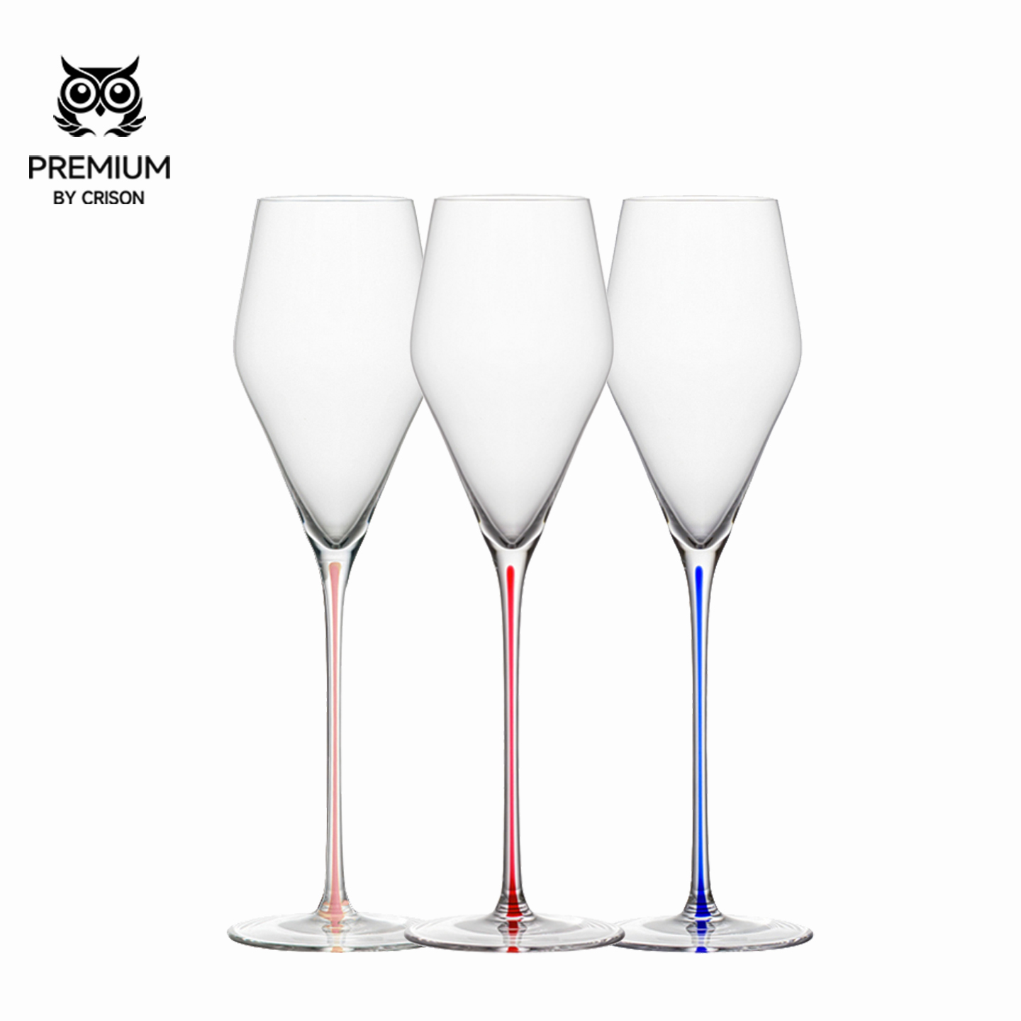 Crystal Wine Glass - CRISON PREMIUM hoogwaardig kristalglas rode staaf