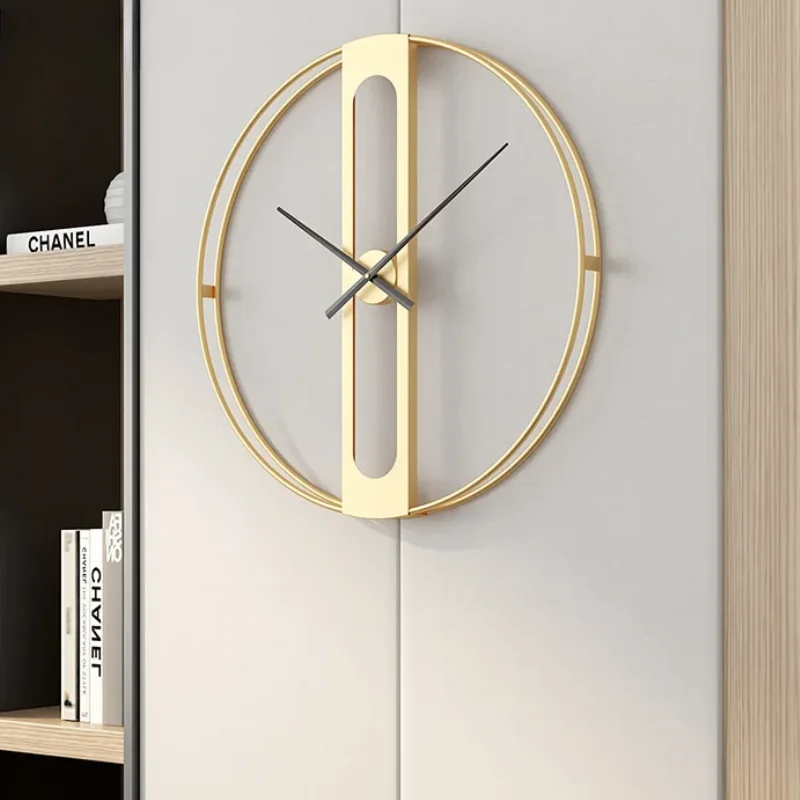 Luxury Lifestyle Living - Minimalistische gouden wandklokken Luxe metalen groot