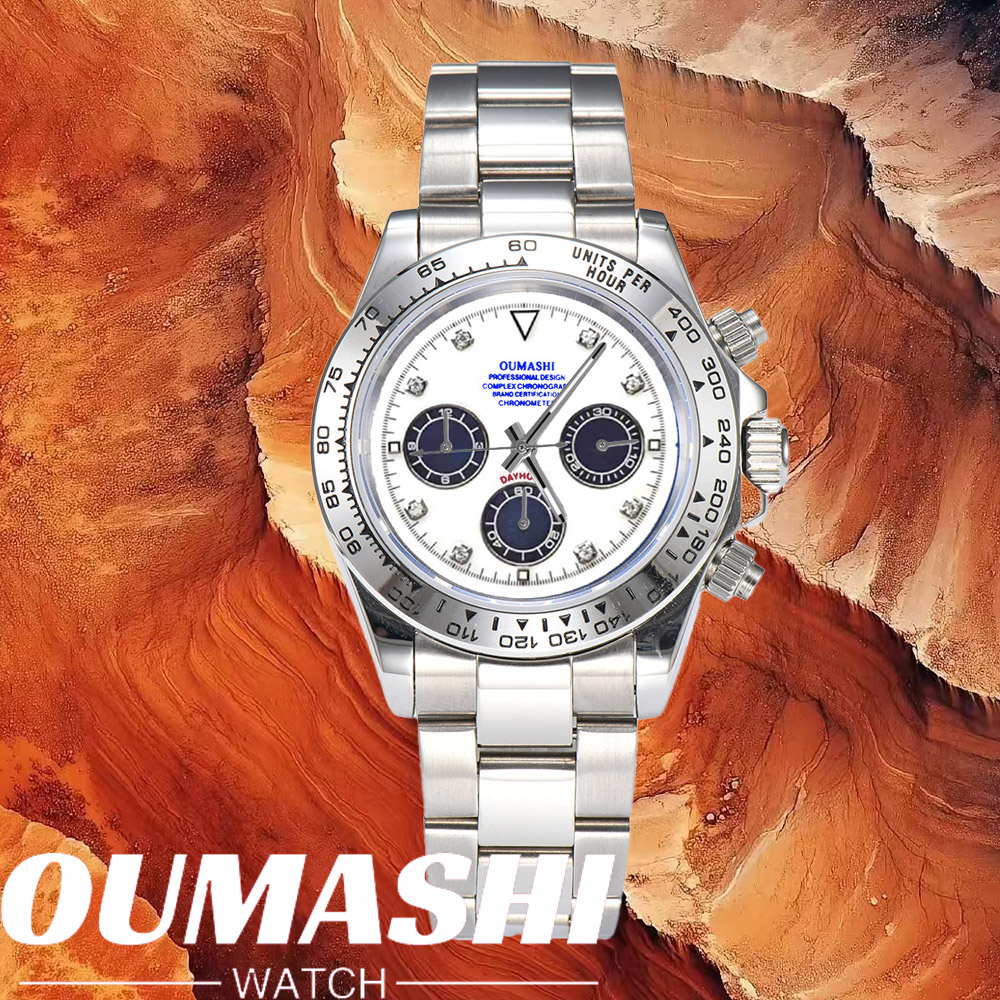 Luxury Zone - Luxe VK63 horloges met saffierglas, 316L