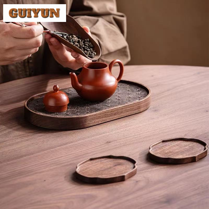 Zwart Walnoot Klein Theeblad S - Wooden Serving Tray recensie en prijs