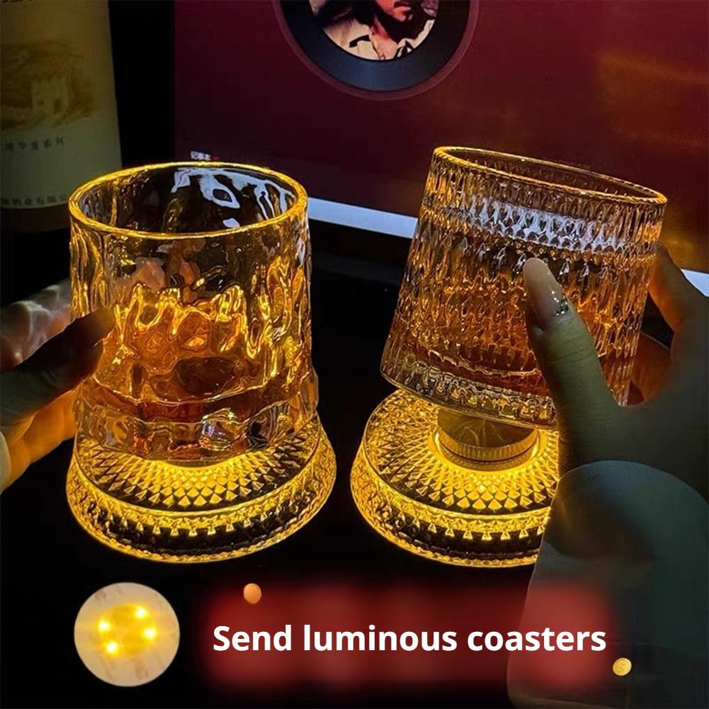 Draaibaar whiskyglas, creatief - Crystal Wine Glass recensie en prijs