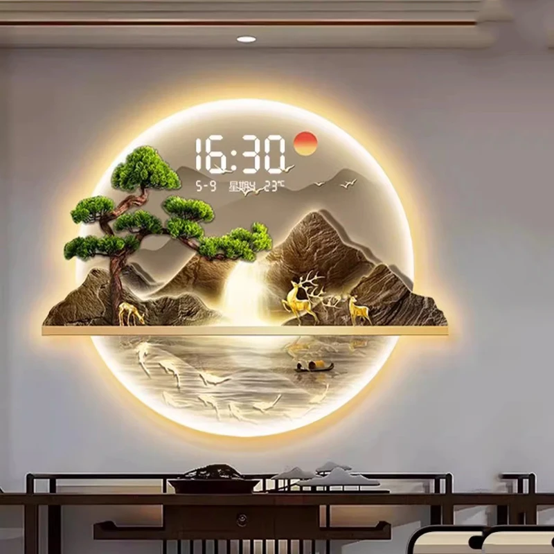 Chinese stijl design wandklokk - Luxury Lifestyle Living recensie en prijs