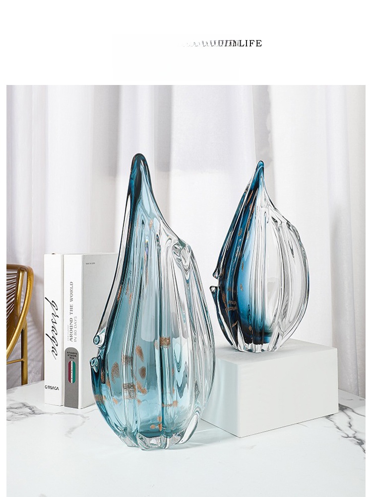 Glazen vaas in Scandinavische  - Luxury Lifestyle Living recensie en prijs