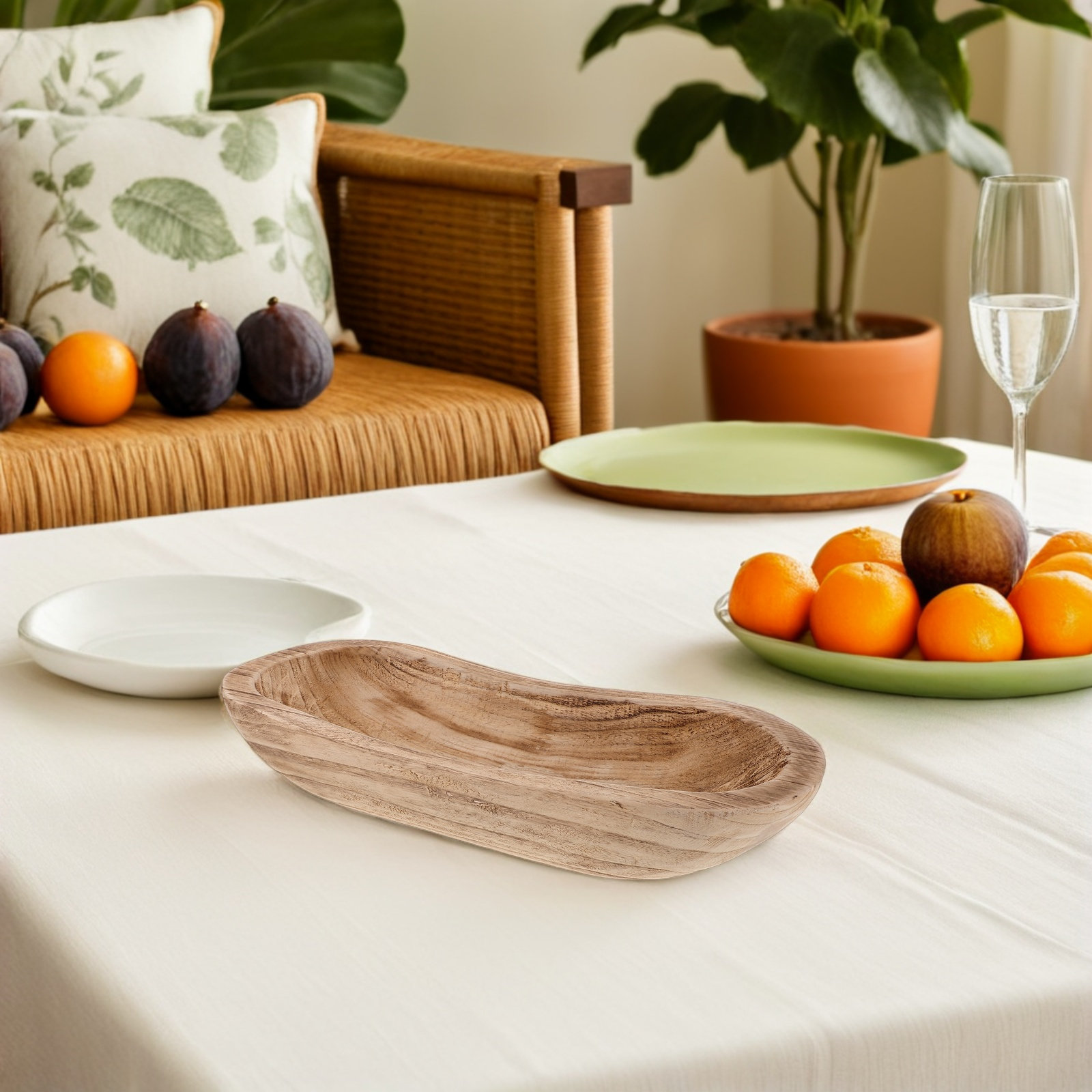 Rustieke houten tafel centerpi - Wooden Serving Tray recensie en prijs