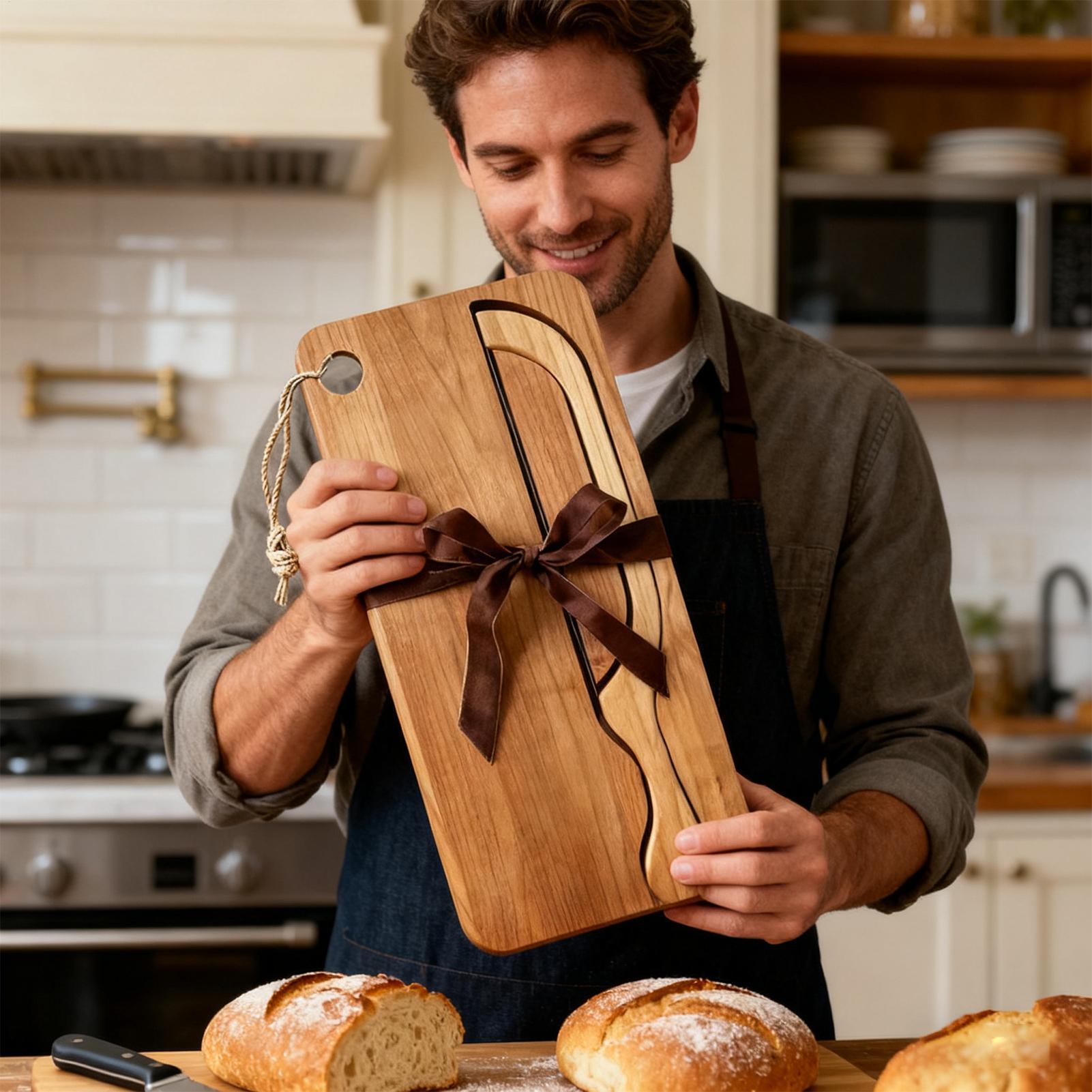 Broodsnijder voor zuurdesem Bo - Wooden Serving Tray recensie en prijs