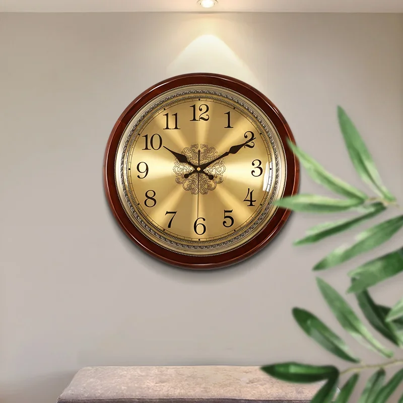 Luxe Houten Wandklok Metaal Re - Luxury Lifestyle Living recensie en prijs