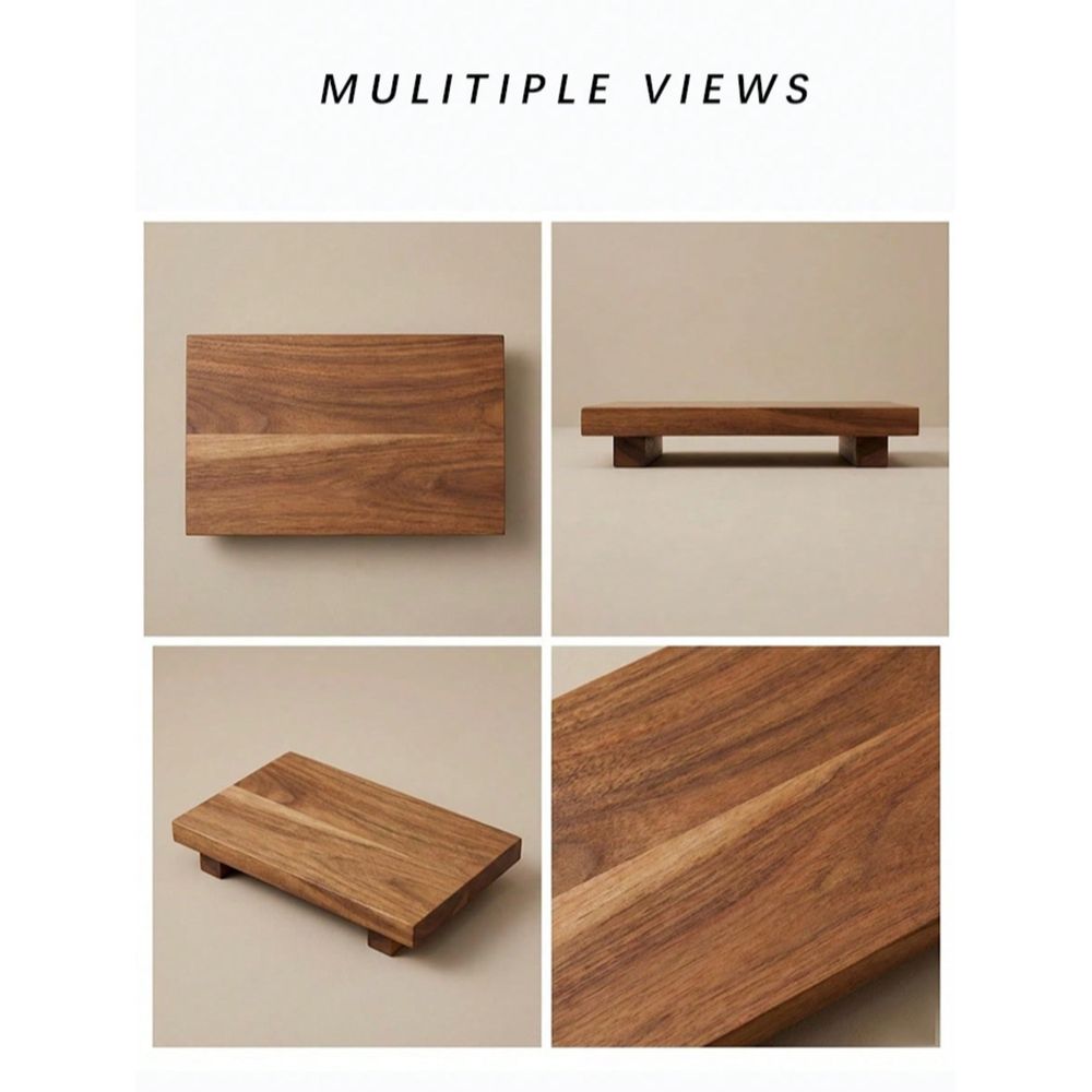 Set van twee houten serveerpla - Wooden Serving Tray recensie en prijs