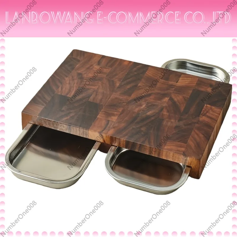 Walnoot snijplank met roestvri - Wooden Serving Tray recensie en prijs