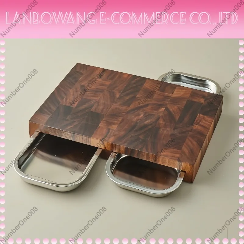 Walnoot snijplank met roestvri - Wooden Serving Tray recensie en prijs