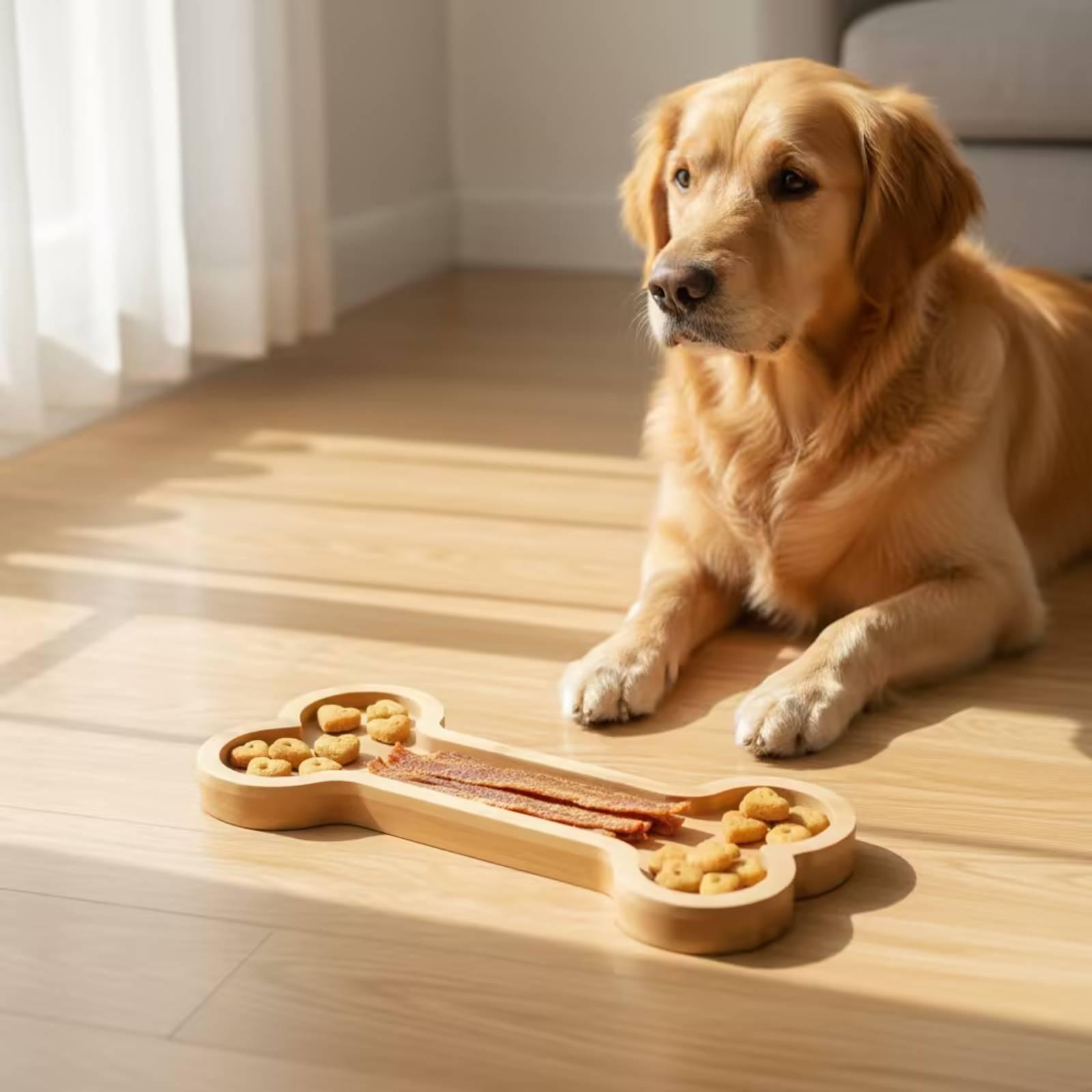 Bamboe Bord met Vakken Houten  - Wooden Serving Tray recensie en prijs